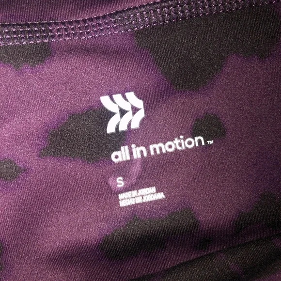 NWOT All In Motion Leopard Print 7/8 Legging & Sports Bra Set Size Small - Picture 10 of 16